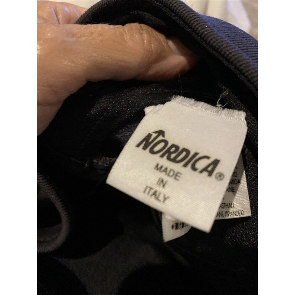 Vintage Nordica‎ Technical Women’s Stirrup Winter Pants Italy size 44/ 10 Black - Picture 13 of 13